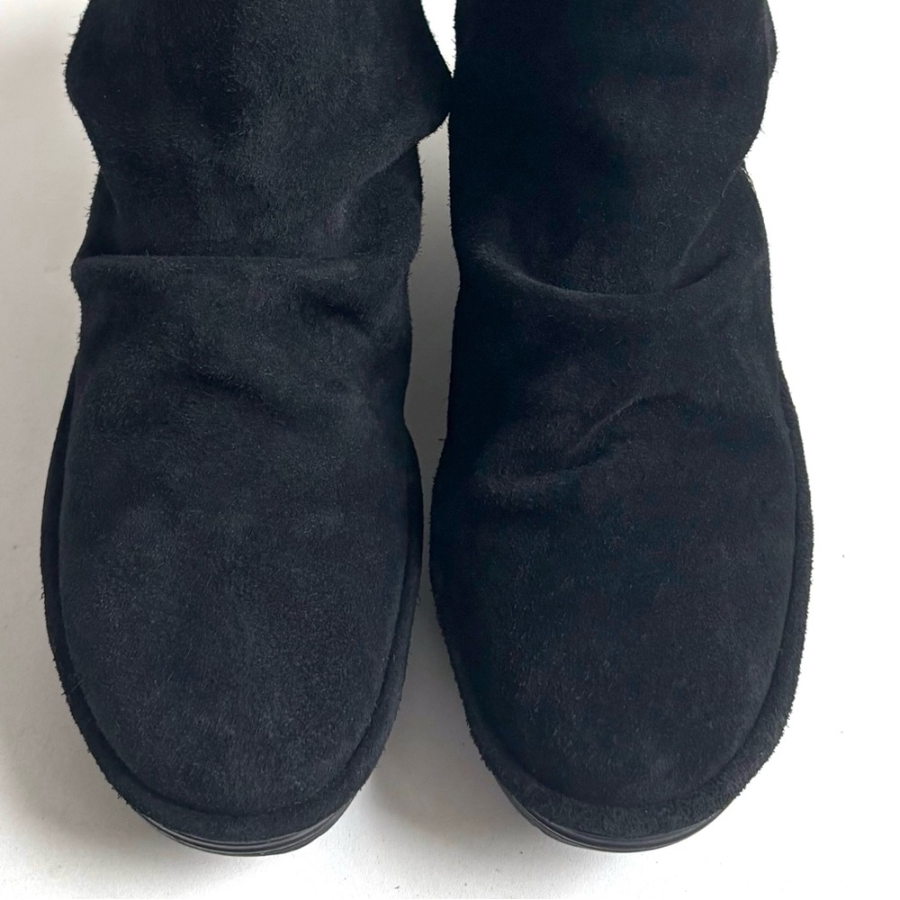 Fly London Yama Suede Wedge Ankle Boots Black Size EU 39 US 8-8.5 - Picture 16 of 16